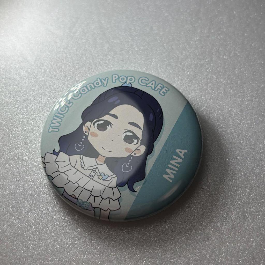 [USED] TWICE MINA Candy Pop CAFE Can Badge