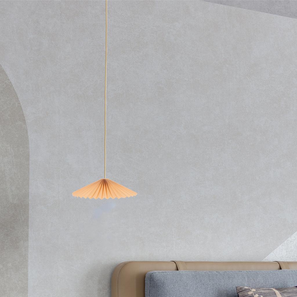 Pleated Iron Frame Fabric Lamp Shade Small Size Table Lampshade for Desk Bedside Decorative Modern Replacement Lampshade