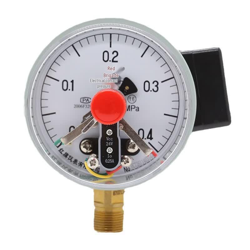 Hongqi YXCH-100/YXCHK-100 Shock-Resistant Pressure Gauge (CN version)