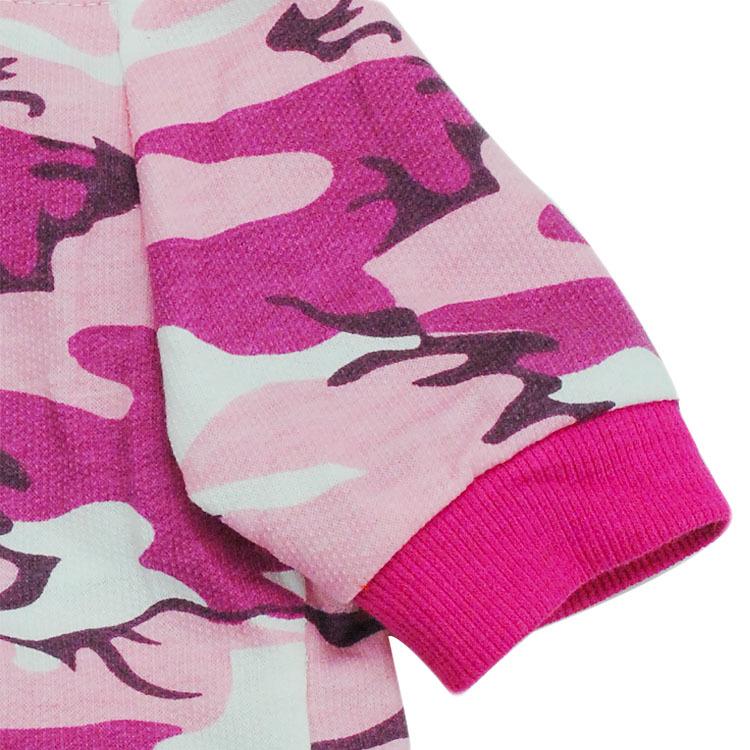 Camouflage Cotton Hooded Raglan Sweatshirt for Dogs & Cats - Small to Large, Spring & Autumn
