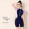 2025 Women's High-End One-Piece Swimsuit: Stylish, Plus Size, and Conservative for Hot Springs and Racing Pools