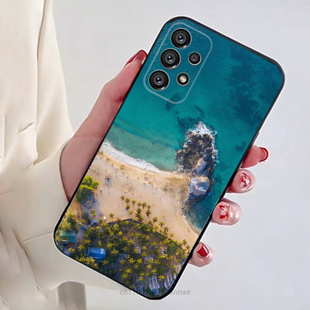 Cape Verde Phone Case For Samsung Galaxy A13,21s,22,31,32,52,53,71,80,A91 Soft Black Shell