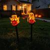 Resin  Figurine Solar Halloween Lights Cute Garden Stake Light  For Garden Courtyard Patio