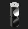 5Pcs Round Aluminum Alloy Door Knobs Cabinet Handles Drawer Kitchen Bathroom Furniture Hardware Accessories