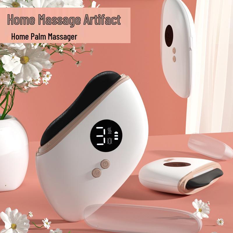 Electric Meridian Gua Sha Massager: Full Body, Heated Bianstone with Suction for Essential Oil Massage