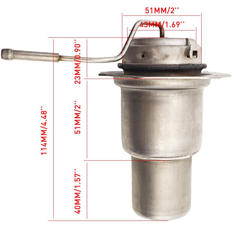 5kw Air Diesel Parking Heater Palnik do Webasto Thermo Top CEZP Otwór kwadratowy Stal nierdzewna Komora spalania palnika 1322849A 92995D 92335C