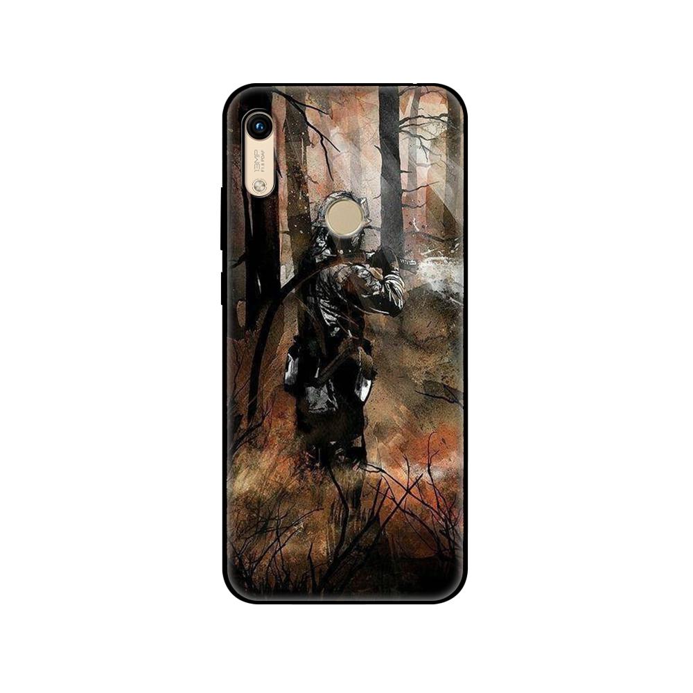 Černé TPU pouzdro pro Huawei Honor 8a Prime 8s Prime 9 Lite honor 9A 9C 9X Premium 9x Pro 9S Pouzdro Kryt Hasičští hrdinové Hasič
