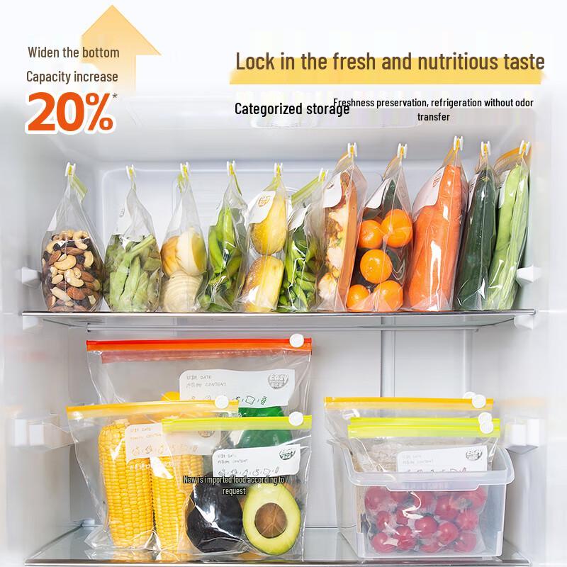 Easy Home Zipper Food Storage Bags