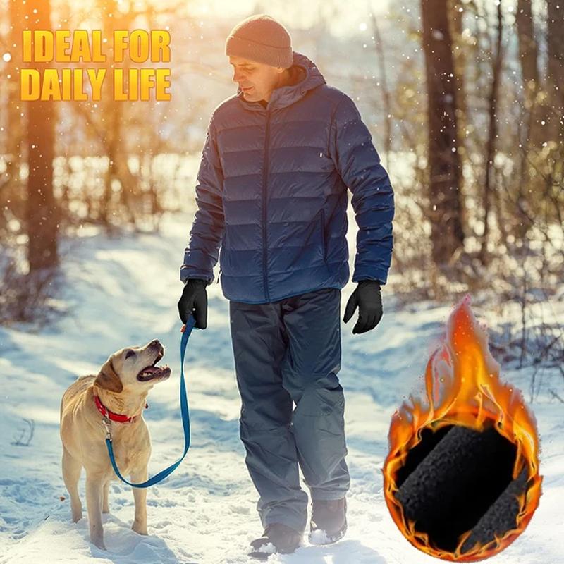 1 pereche de mănuși de iarnă, la atingere, la rece, impermeabile, pentru ciclism pentru motociclete