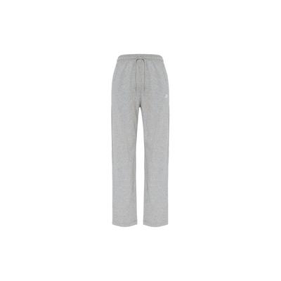 Einfarbige Schnür-Hose mit offenem Bündchen, lässige Strick-Sporthose für Herren, Unterteile, Grau FQ4333-063