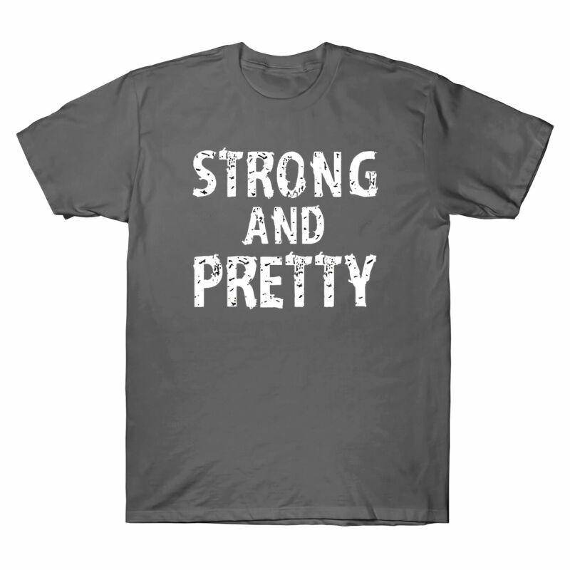 And Strongunisex Gift Unisexs Workout Pretty Vintage Retro Gym Strong Funny Tshirt