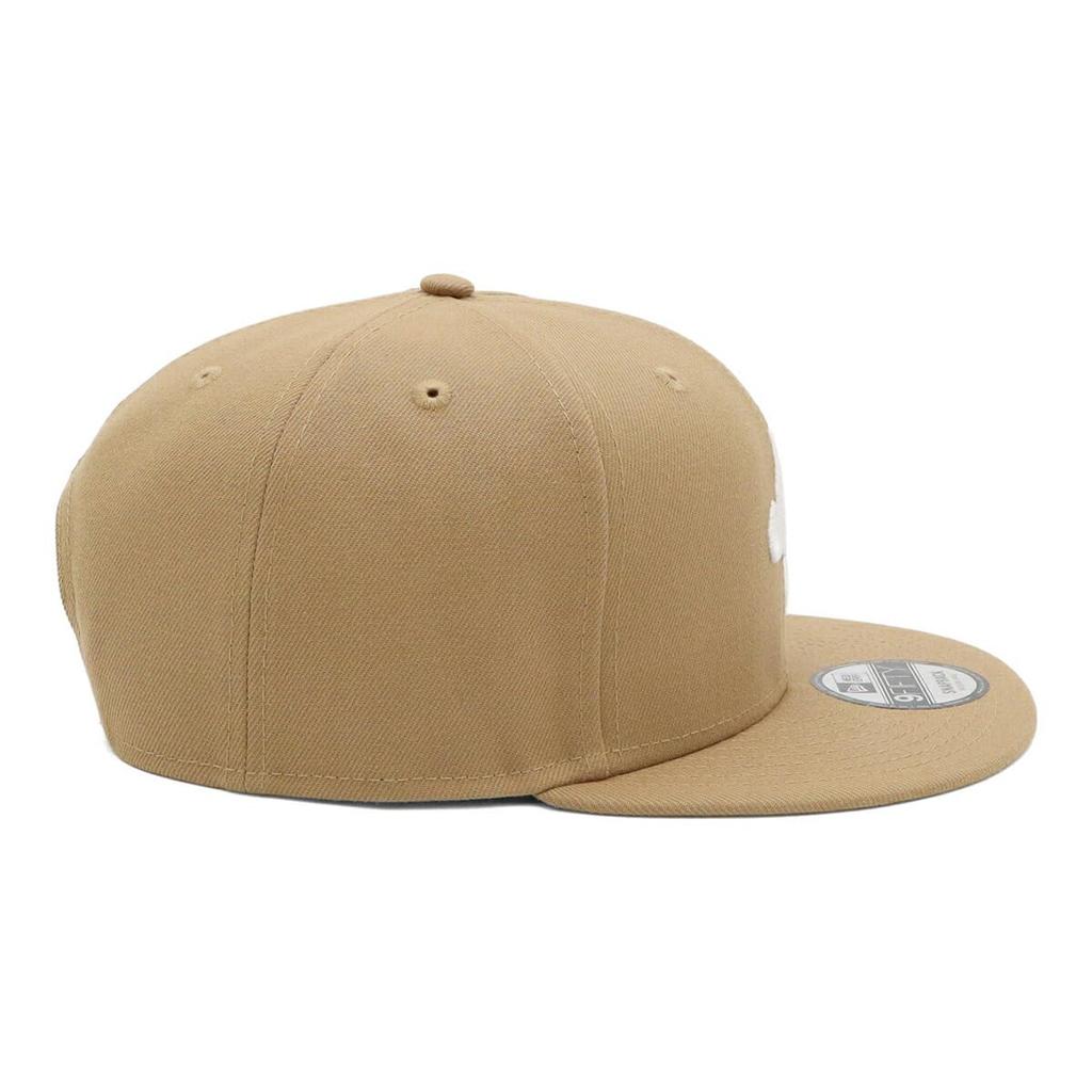 New Era 9FIFTY NE Logo Khaki Cap ML 950 NELOGO KHA WHI 25J