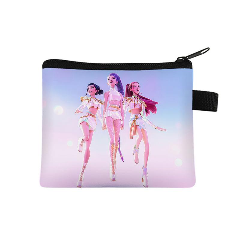 Witch Hunters Change Bag Coin Storage Bag Wallet Short Portable Key Card Bag Cartoon Bag