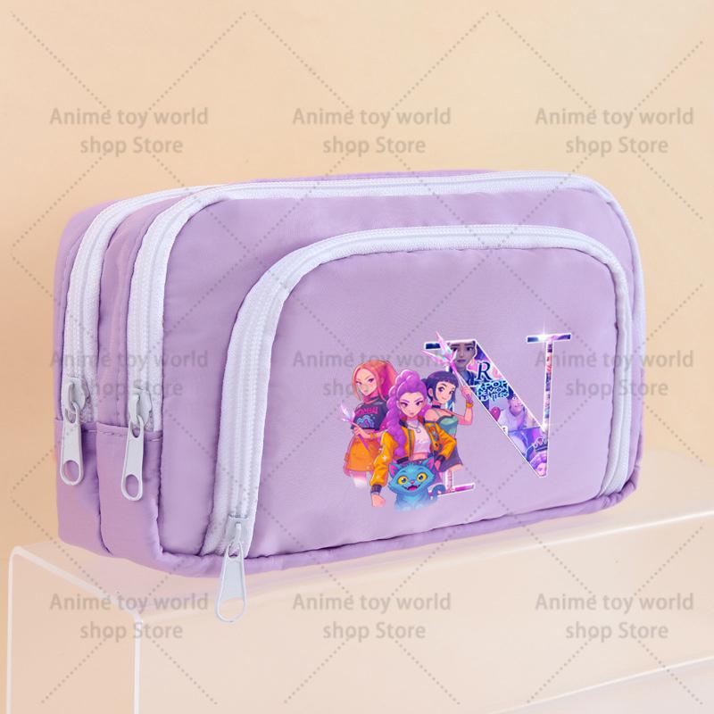 Kpop Dämonenjäger Federmäppchen Cartoon Kawaii Mädchen Stiftebox Stifthalter Tasche für Schüler Schulanfang Schreibwaren Geschenkartikel