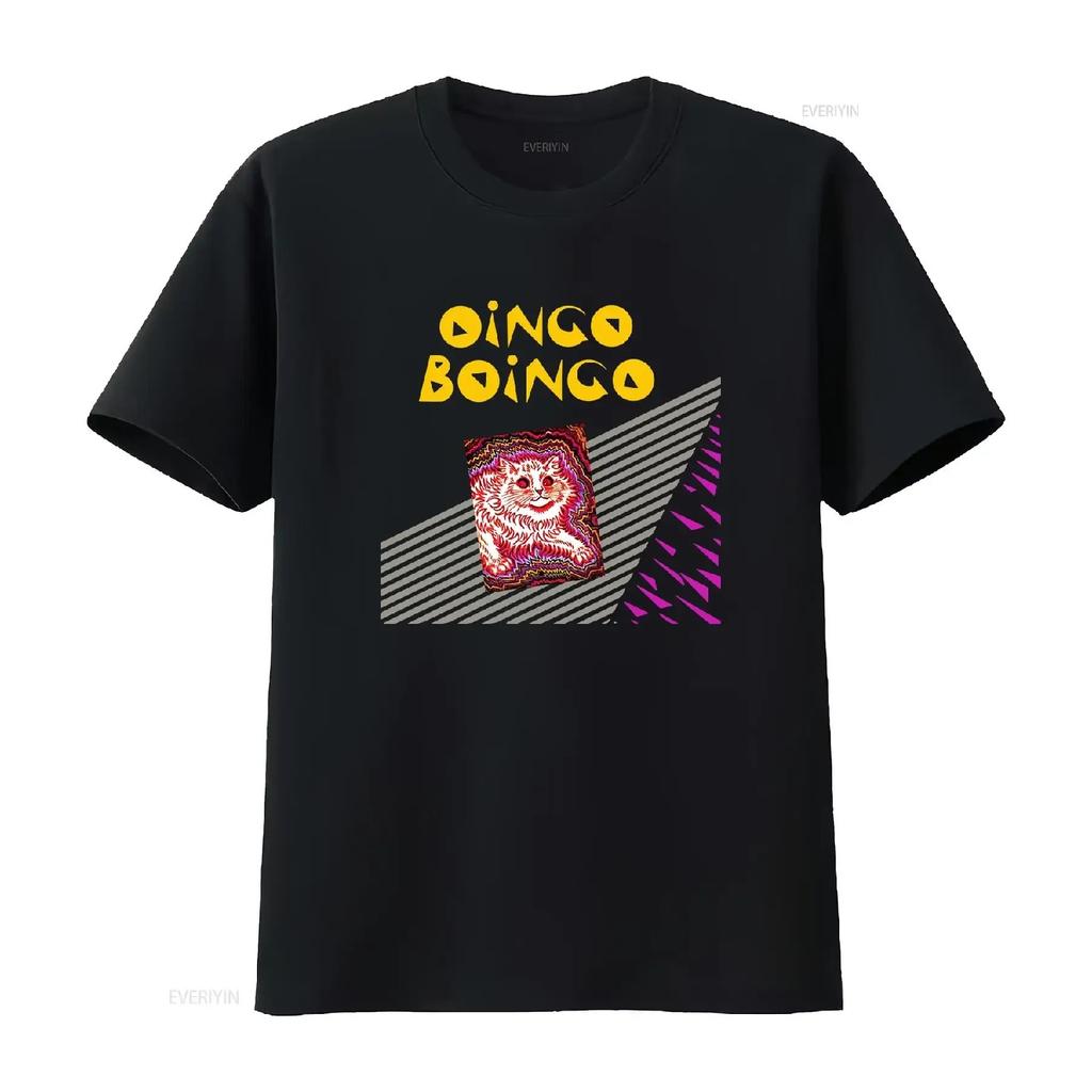 Oingo Boingo Rock Metal Band Mens T shirt Size S 2XL vintage Washed Comfortable Unisex graphic streetwear Slightly Breathable