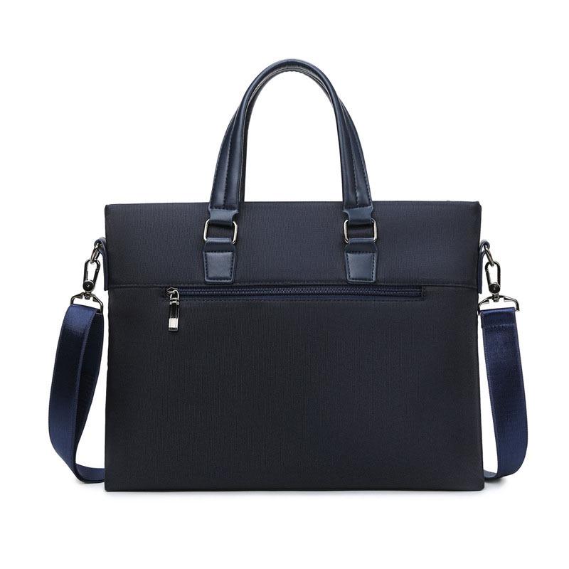 Men's Oxford Cloth Briefcase Crossbody Shoulder Bag Gift and Document Holder