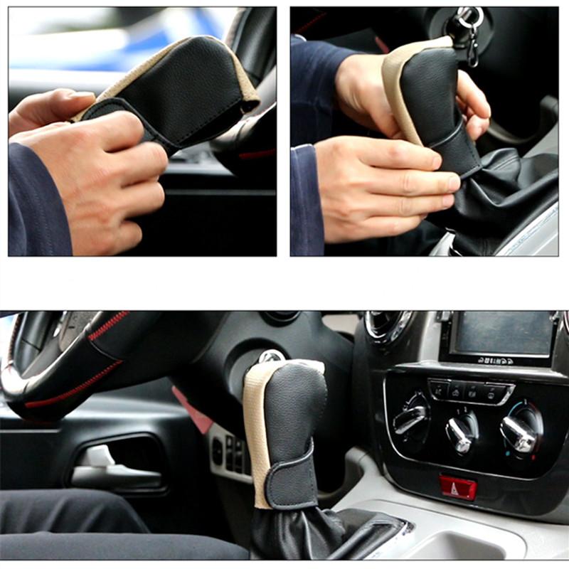 1Pcs Car Handbrake Cover Vehicles Interior Decor Accessories Handbrakes Protective Covers Comfortable Grip Auto-Shift Gear Cover