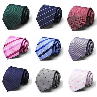 Corbata Corbata de poliéster Corbata de seda 8 cm Corbata de estudio para boda para hombre de negocios