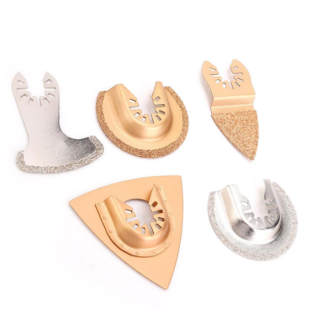 

5 шт. твердосплавных пильных дисков алмазных осциллирующих мульти-инструментов для шлифовки дерева