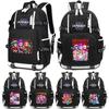 Anime Cartoon K-Pop Dämonenjäger Rucksack Große Kapazität Schultasche Laptop Unisex Schüler Junge Mädchen Schultasche Große Kapazität Reise Outdoor Tasche Geschenk