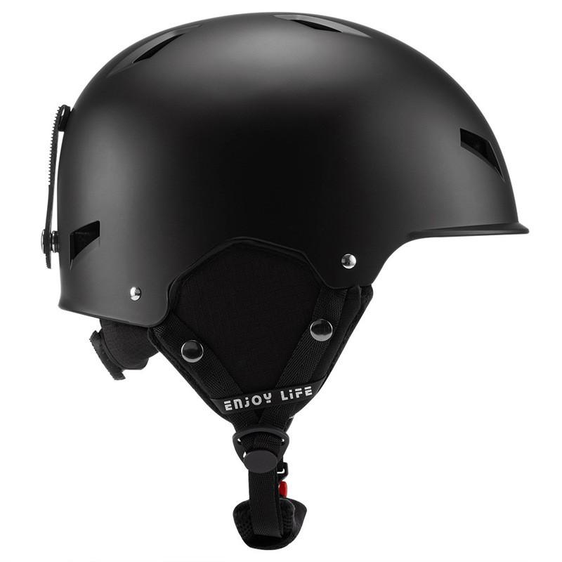 Winter Cycling Protective Gear Safety Helmet Adults EPS ABS Half Outdoor Snow Sports Windproof Warm Skiing S 51-54 cm