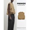 Za2024 Spring-Summer New Type Women's Clothing Casual Bandage Dress Round Neck Vest Jacket Short Coat 06745807 742