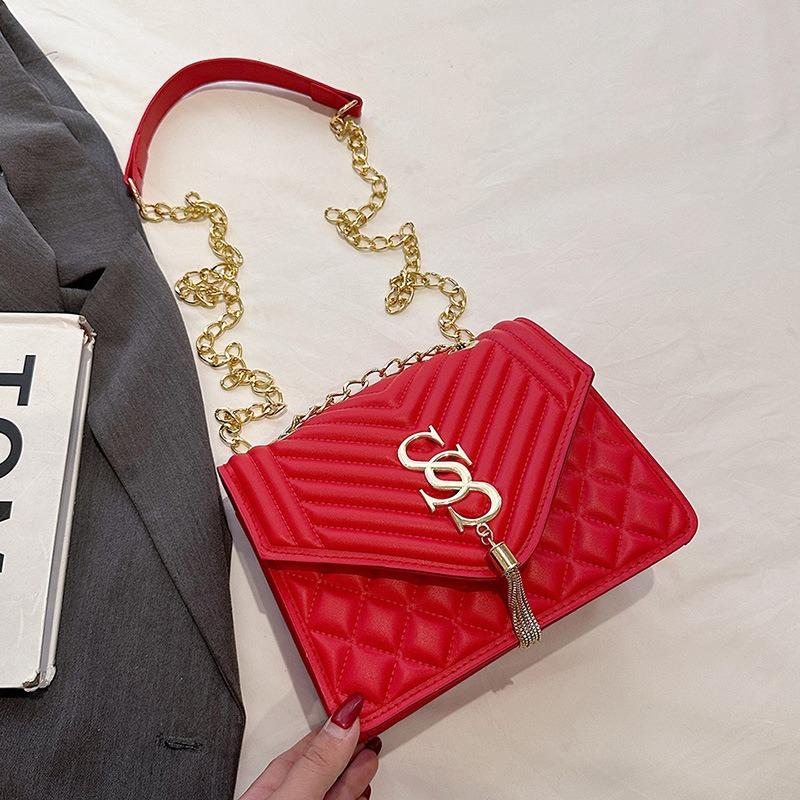 Light Luxury Niche Design Bag Women's Summer Women's Bag Trendy Fashion Leisure Bag Shoulder Small Square Bag Temperament Women's Bag