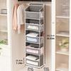 1pc Door Storage Device, 5-Shelf Hanging Storage Organizer, 5 Large Capacity Pockets for Bedroom, Bathroom, Toy, Diaper Storage