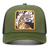 Tiger Cartoon Baseball Cap High Quality Women Men Hip Hop Outdoors Mesh Cap Sunshade Breathable Trucker Hat