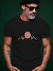 Abstract Mountain Trendy Streetwear Summer Casual Round N...
