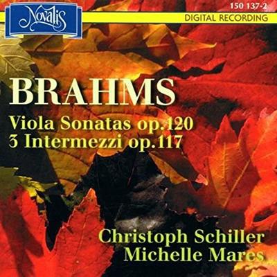 CD BRAHMS - Viola Sonata.1, 2, Etc: C.schiller( 1501372 Novalis 1997 Europe Classical Used