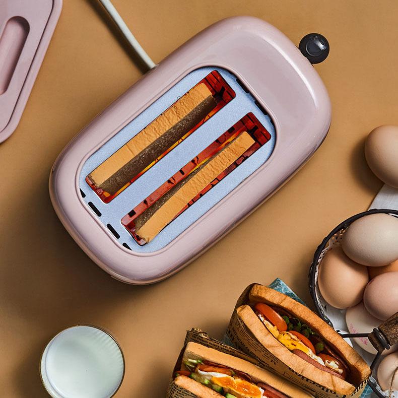Tragbare Sandwich Maker Toaster Sandwich Frühstück Maschine Haushalt Multifunktionale Kleine Automatische 2 Scheiben Toaster