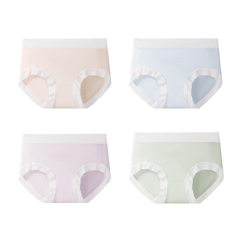 Yalu Women's Seamless Modal Mid-Waist Briefs - 4 Pack