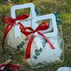 Zi Xuan Transparent Wedding Tote Gift Bag and Candy Box