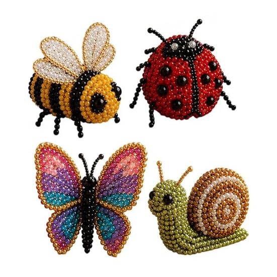 1 Set 3D Beaded Kit Beading Art Craft Animal Animal DIY Kit