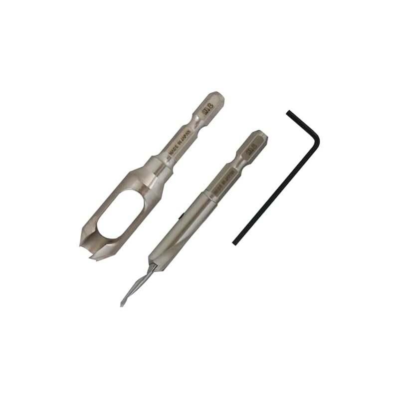 Star-M 58S-S3080 Countersink Drill & Plug Drill Set 3x8x8