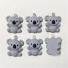 20pcs Blue Grey Koala Pendants Multiporpose Resin Koala Accessories Jewelry Charm For Creative Crafting And Gifts