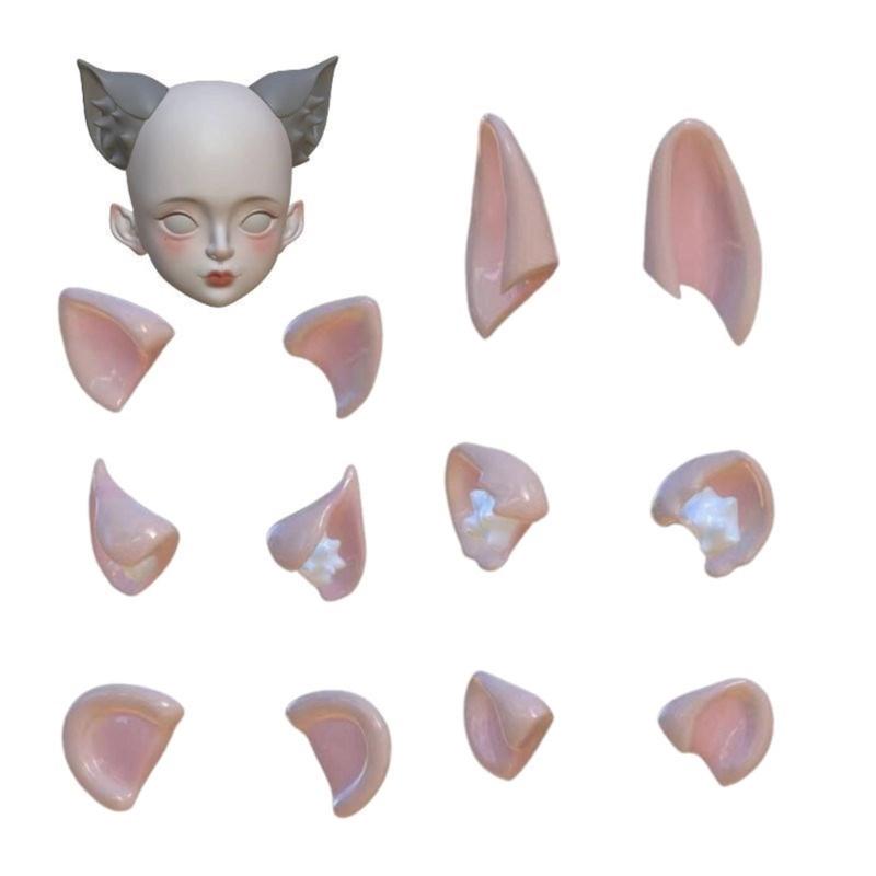 Cute Ear Silicone Mould for DIY Pottery Clay Crafts Flexible and Portable Silicone Mould for Crafting Doll Ears Ornament