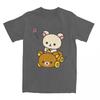 Car Drive Rilakkuma T-Shirt for Men Women Hipster Cotton Tee Shirt O Neck Short Sleeve T Shirt Plus Size Clothing