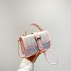 2025 new fashion embroidered shoulder small square bag beautiful hand carry messenger bag
