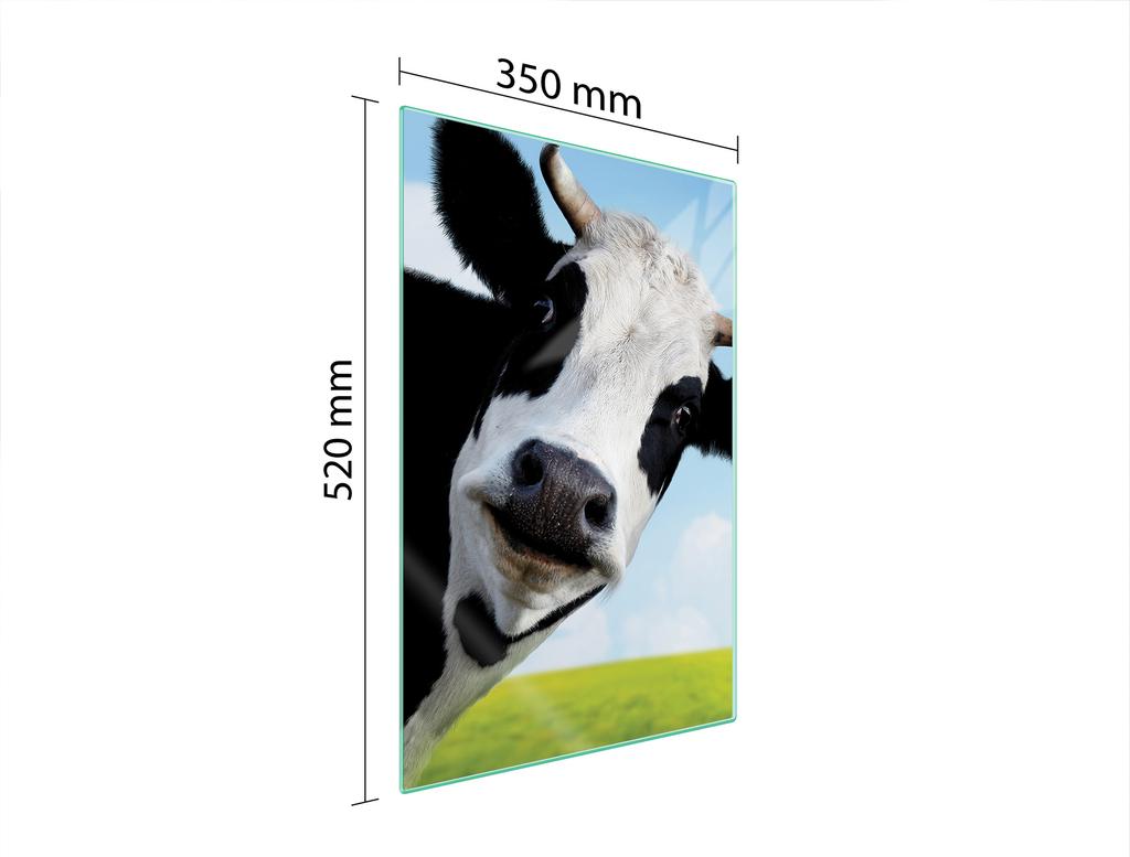SZKLANA DESKA DO KROJENIA 35x52 KROWA