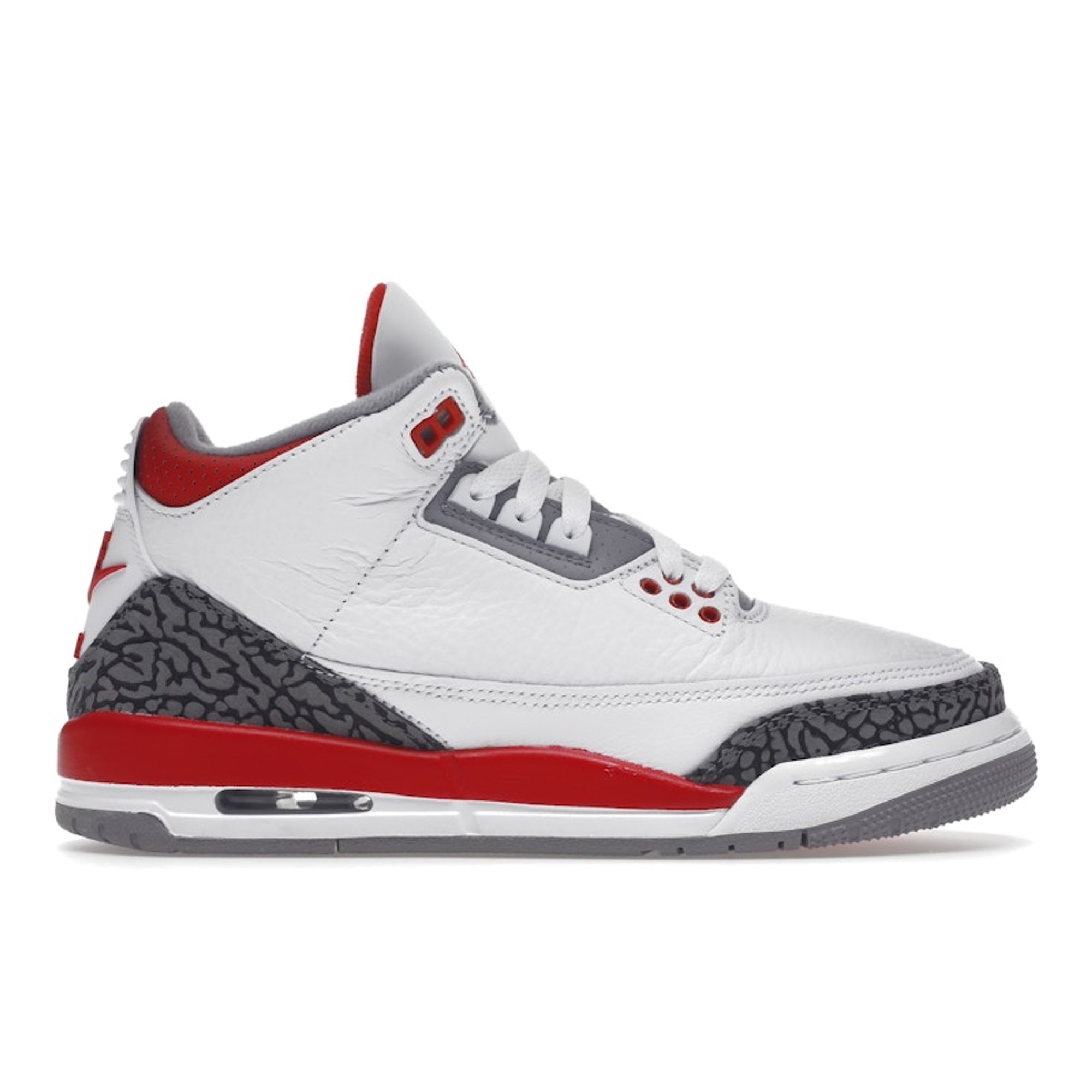 

Детские кроссовки Air Jordan 3 Retro GS Fire Red 2022 White Cement-Grey Black DM0967-160 39