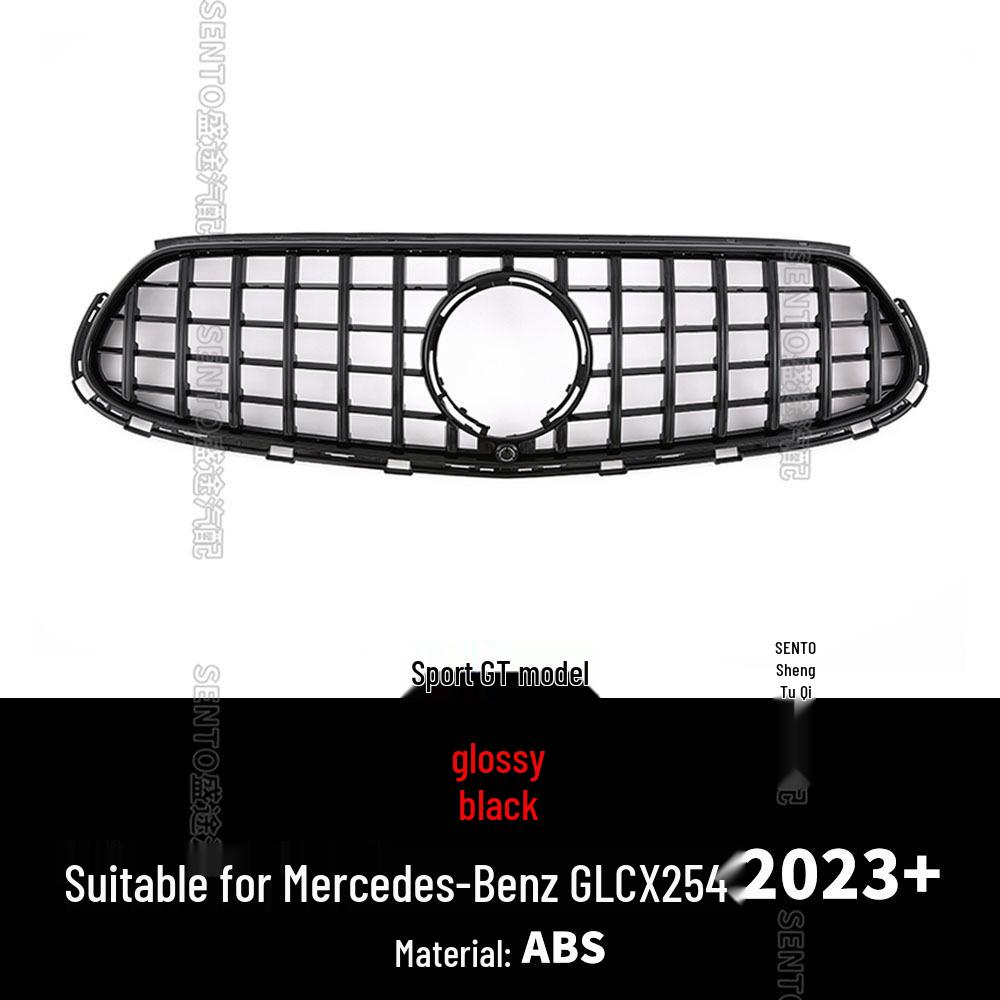 Mercedes-Benz GLC 2023-2024 X254 GT Style Mesh Grille Front Bumper Grill