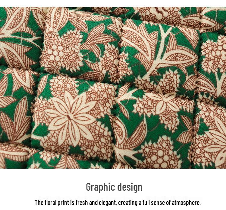 2025 Autumn/Winter Floral Cotton Jacket for Middle-aged & Elderly Mothers – Warm Loose Chinese Style Outerwear