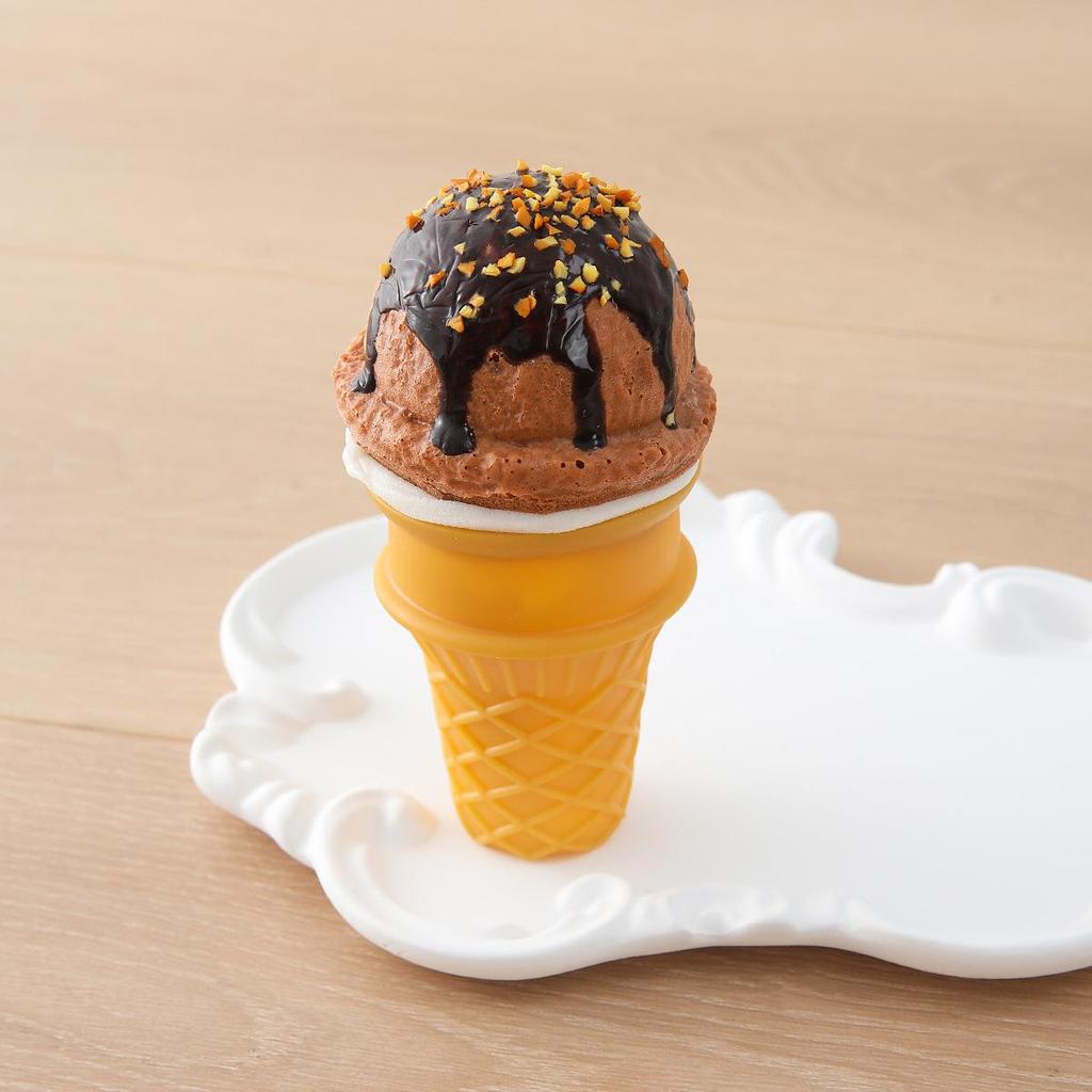 PU Ice Cream Model Prop: Chocolate Popsicle, Sundae, Cone Display Decoration