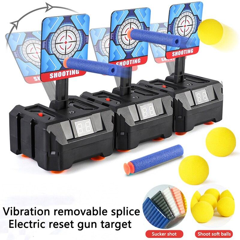1PC Electric Scoring Auto Reset Shooting Digital Target With Sound And Light Electronic Automatic Moving Target