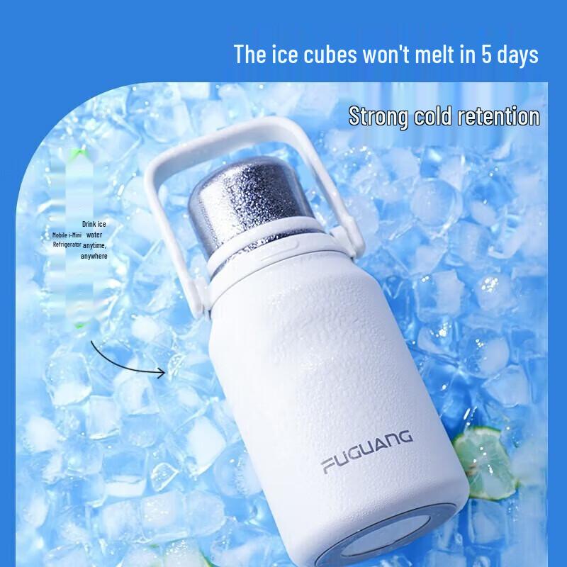 FUGUANG 900ML 316L Stainless Steel Portable Dual-Drink Mug