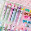 4PCS Cartoon Ballpoint Pen Gift Favor Dinosaur Unicorn Birthday Party Prize Gift Wedding Guest Giveaways