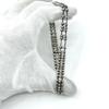Used PHILIPPE AUDIBERT Bracelet with elastic, rhinestones, silver