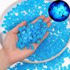 200Pcs Glow in the Dark Garden Pebbles For Sidewalk Garden Terrace Lawn Garden Patio Fish Tank Aquarium Decoration Glow Stone